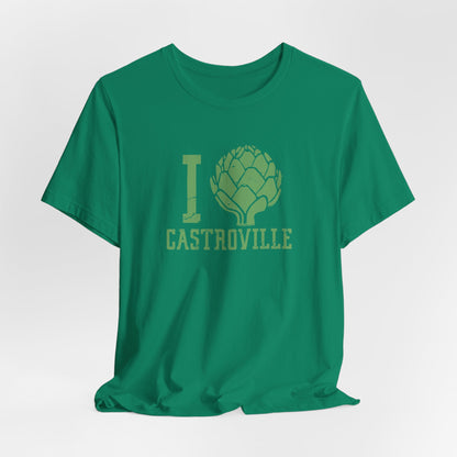 I Heartichoke Castroville (front only) - Unisex Jersey Short Sleeve Tee