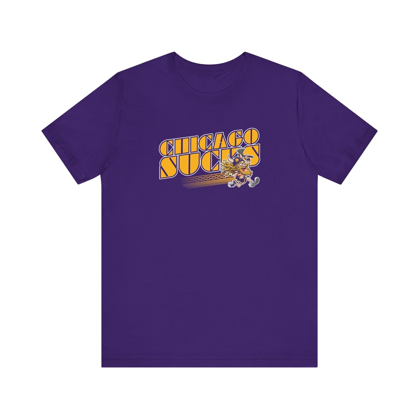 Chicago Sucks (for Minnesota Vikings fans) - Unisex Jersey Short Sleeve Tee