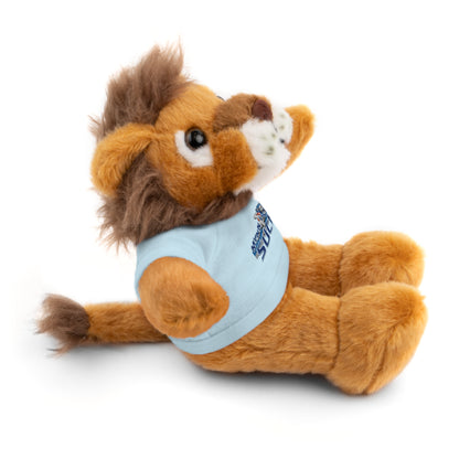 Lion Wearing a Hater Tee — Soft Stuffed Animal Gift