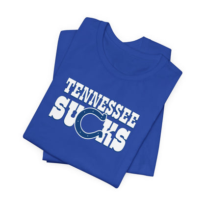 Tennis See Sux (for Indianapolis fans) - Unisex Jersey Short Sleeve Tee