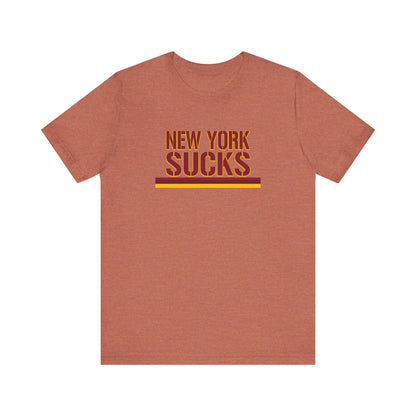 The New York Jieyents Suck! (for DC fans) - Unisex Jersey Short Sleeve Tee