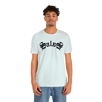 Salas (831) in Black Ink - Salinas, California - Unisex Jersey Short Sleeve Tee