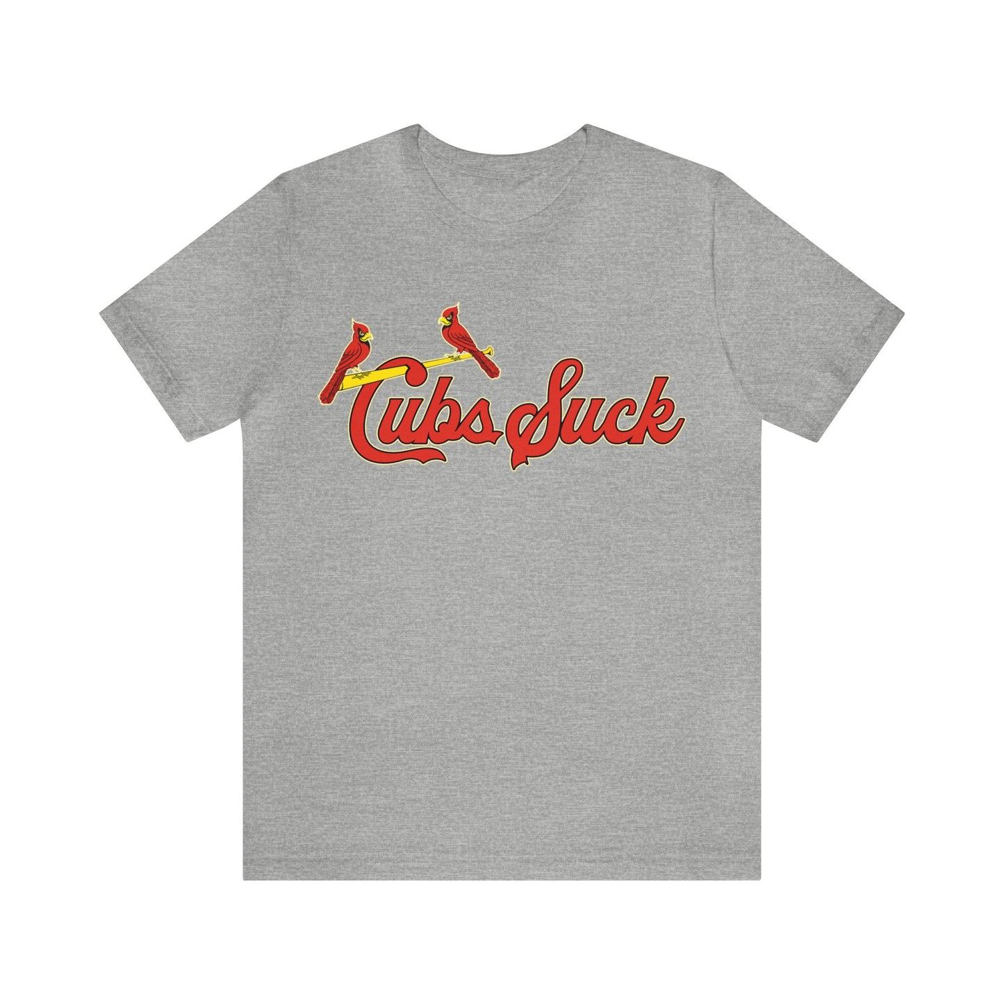 The Cubbs Suck (for St. Louis Cardinal fans) - Unisex Jersey Short Sleeve Tee