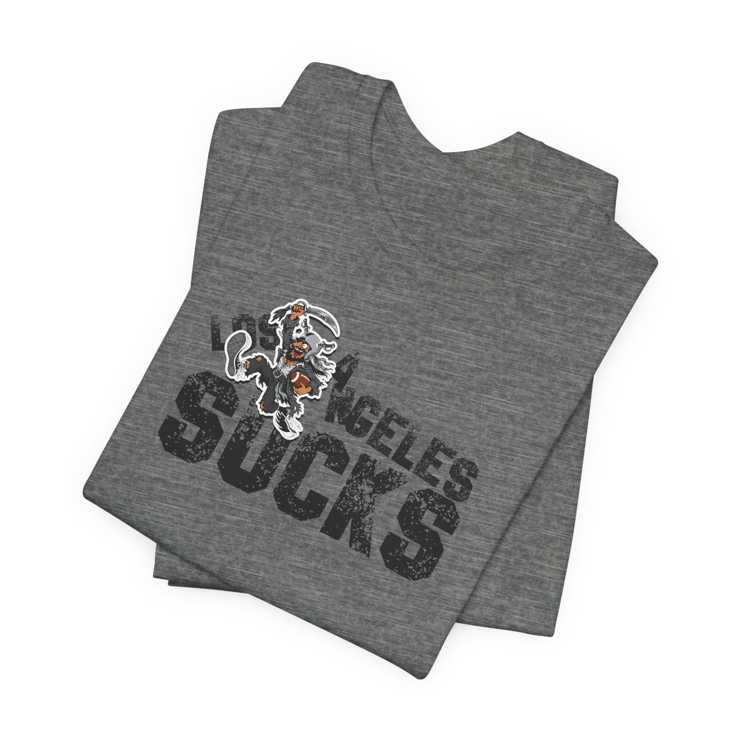 L.A. sux (for Las Vegas fans) - Unisex Jersey Short Sleeve Tee