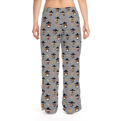 Banda Bears (Dark Grey) - Women's Pajama Pants (AOP)