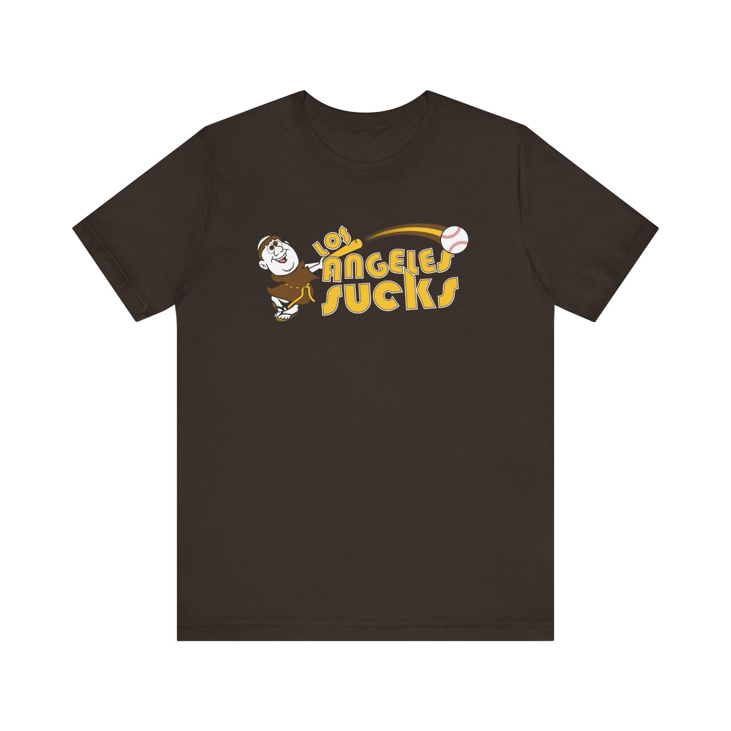 Los Angeles Sucks! (Padres fan art) - Unisex Jersey Short Sleeve Tee