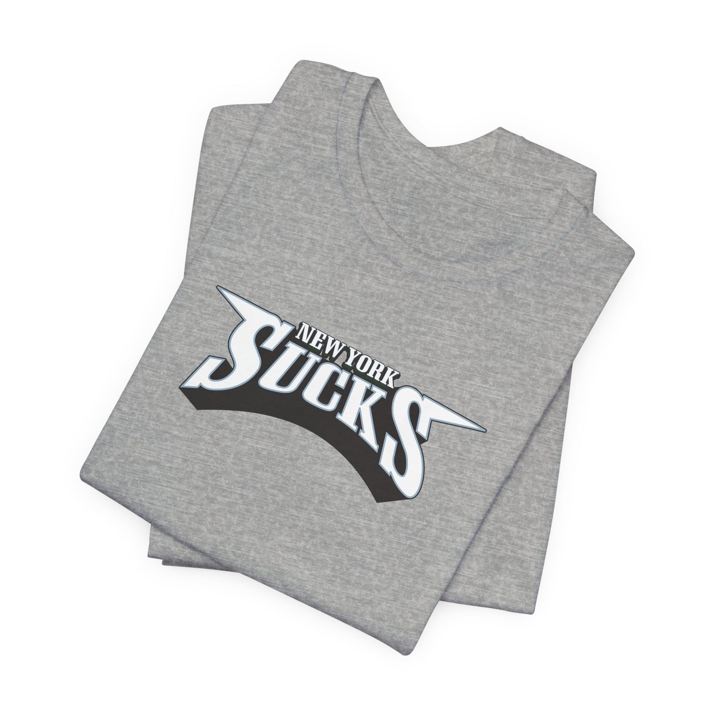 New Yorks Sux (for Philadelphia fans) - Unisex Jersey Short Sleeve Tee