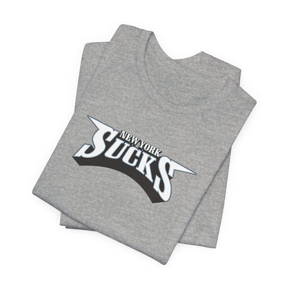 New Yorks Sux (for Philadelphia fans) - Unisex Jersey Short Sleeve Tee
