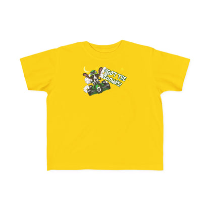 'I Got The Zoomies' Basset Hound In A Racecar - Toddler Tee