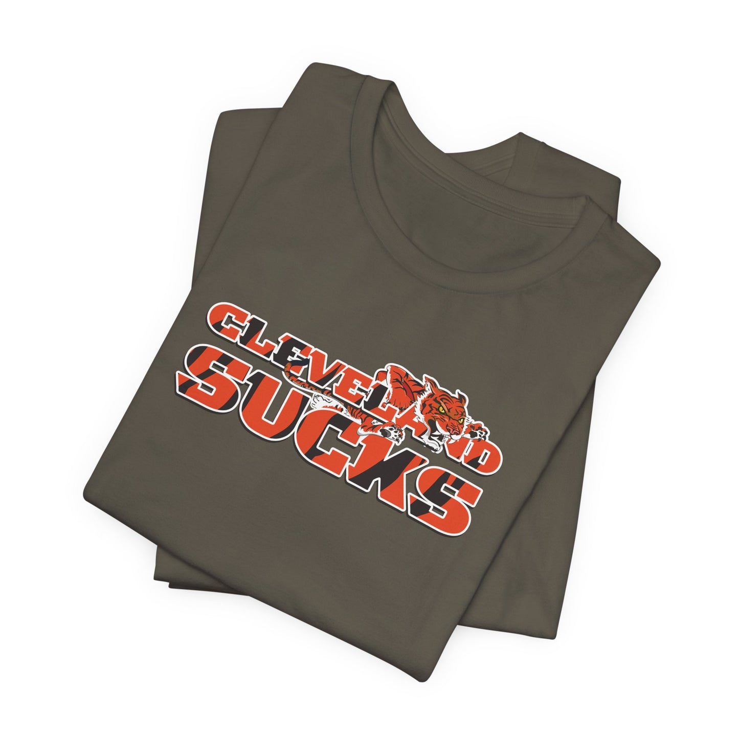 Cleveland Sucks, Doesn't Even Know Colors (for Cincinnati fans) - Unisex Jersey Short Sleeve Tee