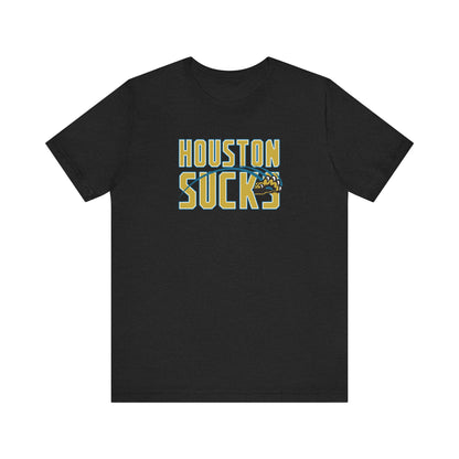 Houston Sucks (for Jacksonville fans) - Unisex Jersey Short Sleeve Tee
