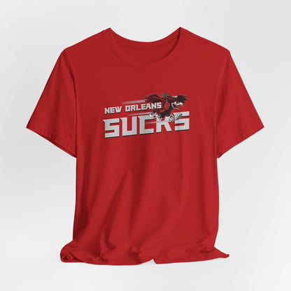 New Orleans Sucks (for Atlanta fans) - Unisex Jersey Short Sleeve Tee