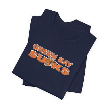 Not So Green Bay Sucks (for Chicago fans) - Unisex Jersey Short Sleeve Tee