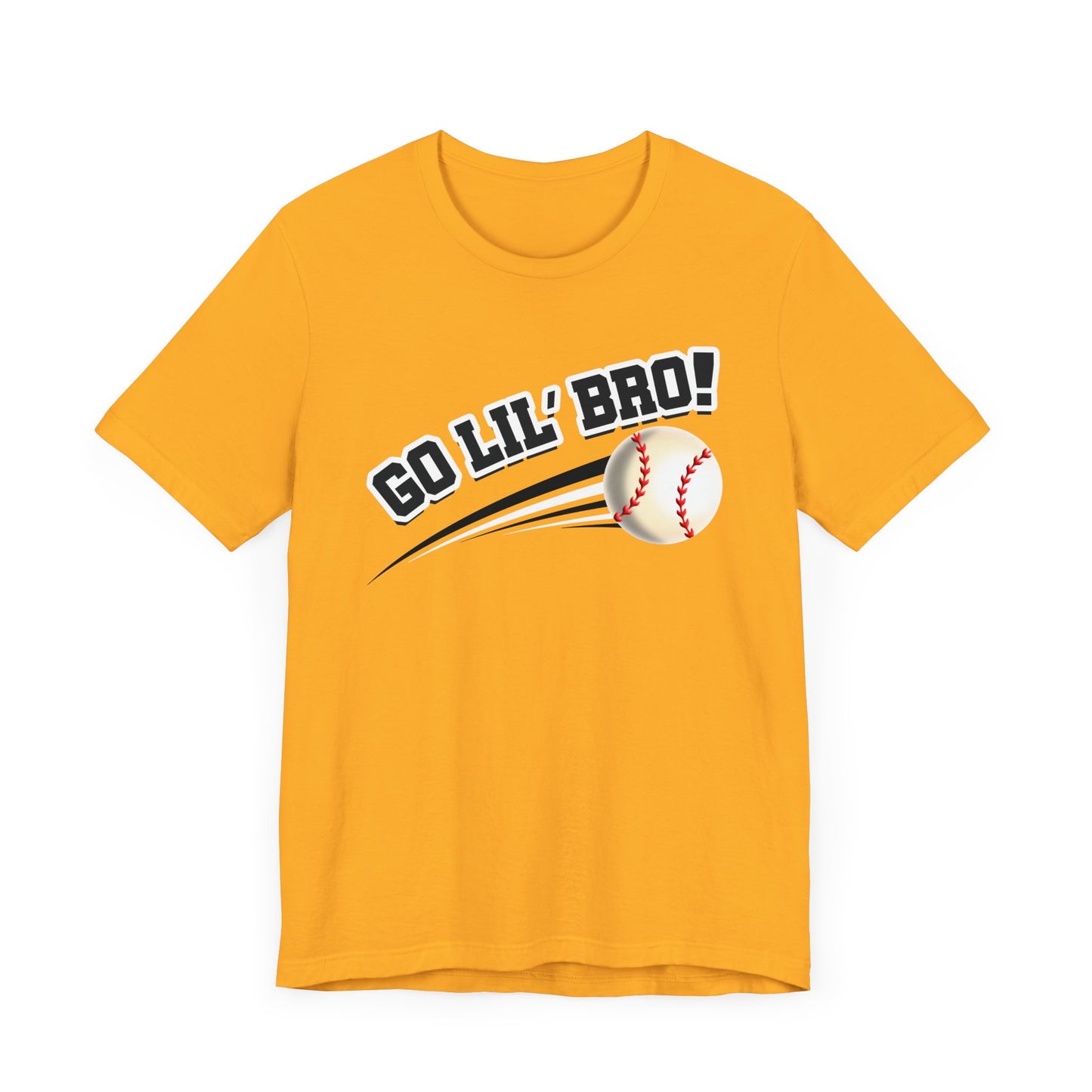 Go Lil' Bro! (Sibling Revelry Baseball) - Unisex Jersey Short Sleeve Tee