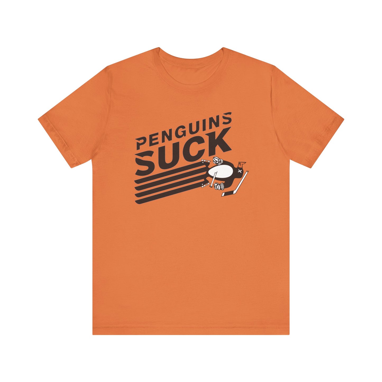 Penguins Suck (for Flyers fans) - Unisex Jersey Short Sleeve Tee