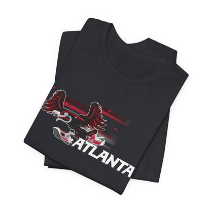 Gas Pump Hawk (for Atlanta fans) - Unisex Jersey Short Sleeve Tee