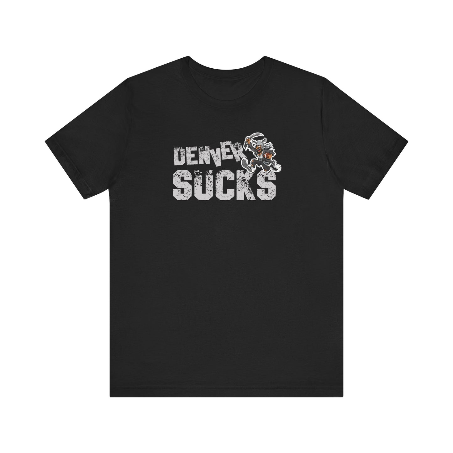 Denver Sux (for Las Vegas fans) - Unisex Jersey Short Sleeve Tee
