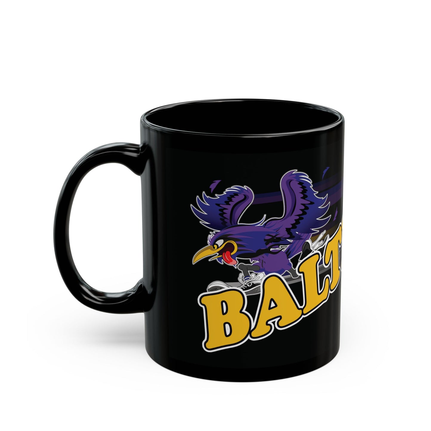 Gas Pump Raven from Baltimore - Black Mug (11oz, 15oz)