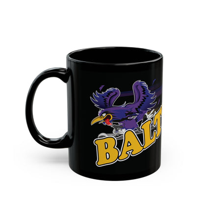 Gas Pump Raven from Baltimore - Black Mug (11oz, 15oz)