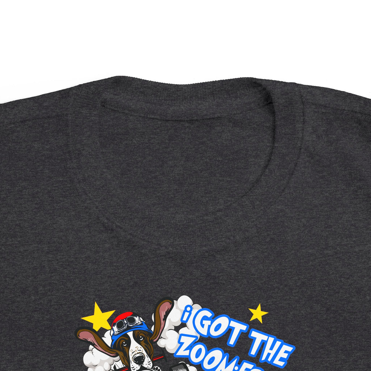 'I Got The Zoomies' Basset Hound In A Racecar - Toddler Tee