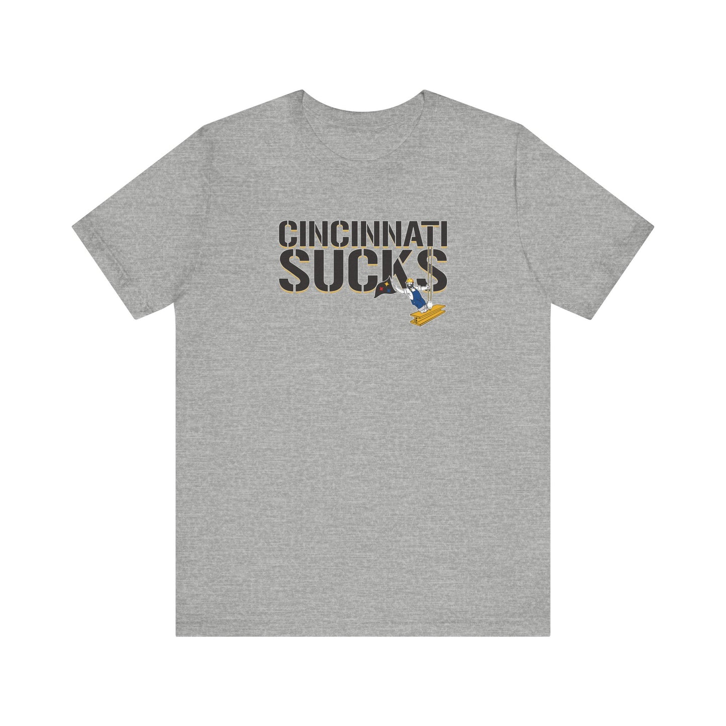 Cincy Sucks (for Pittsburgh fans) - Unisex Jersey Short Sleeve Tee