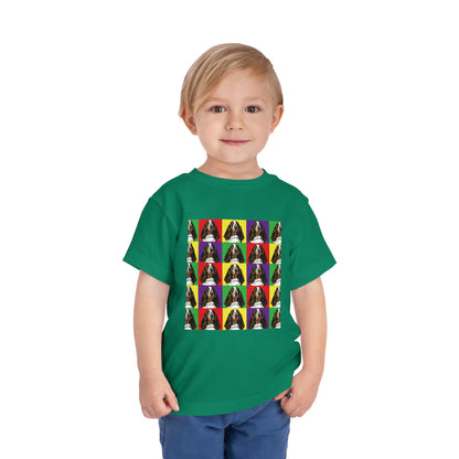 Basset Hound Pop Art - Toddler Tee