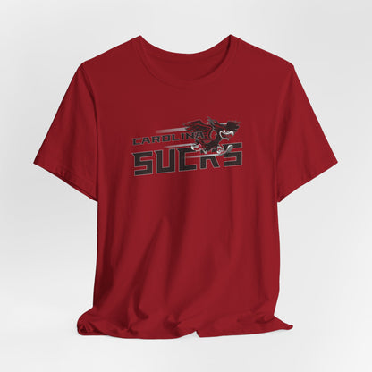 Carolina Sucks (for Atlanta fans) - Unisex Jersey Short Sleeve Tee