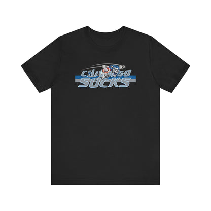 Chicago Sux (for Detroit fans) - Unisex Jersey Short Sleeve Tee