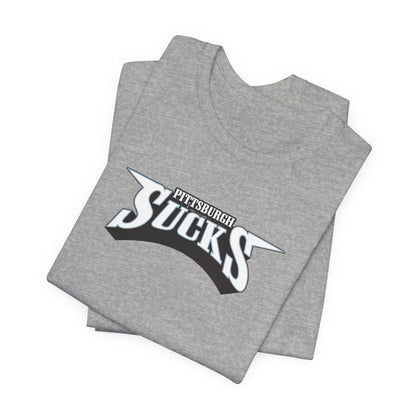 Pittsburgh Sux (for Philadelphia fans) - Unisex Jersey Short Sleeve Tee