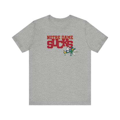 That Notre Leprechaun Team Sucks - Unisex Jersey Short Sleeve Tee
