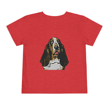 Basset Hound Pop Art - Toddler Tee