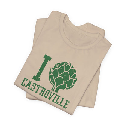 I Heartichoke Castroville (front only) - Unisex Jersey Short Sleeve Tee