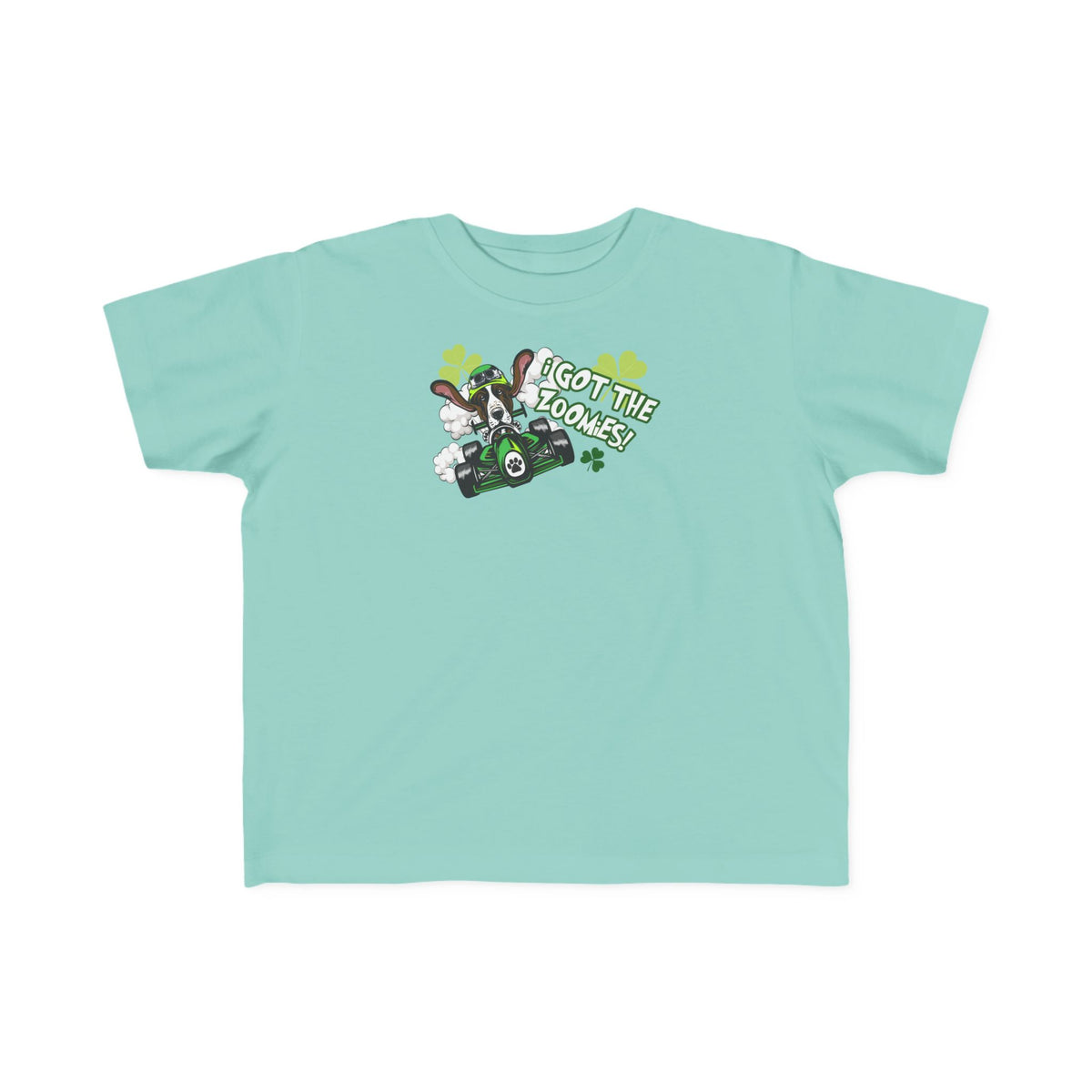 'I Got The Zoomies' Basset Hound In A Racecar - Toddler Tee