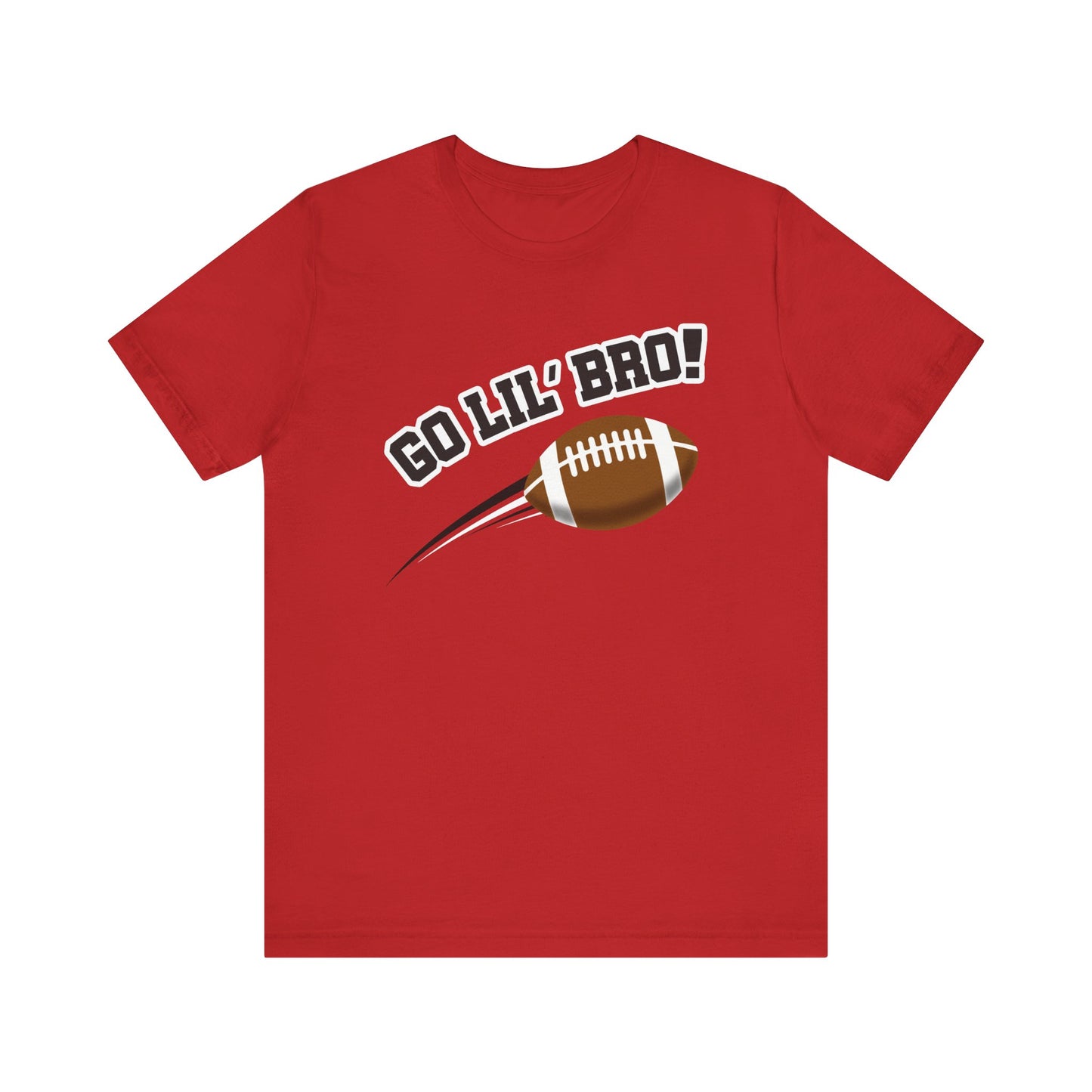 Go Lil' Bro! (Sibling Revelry Football) - Unisex Jersey Short Sleeve Tee