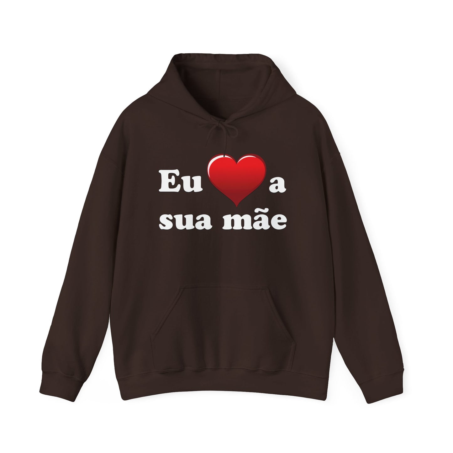 Eu ♥ a sua mãe - Unisex Heavy Blend™ Hooded Sweatshirt