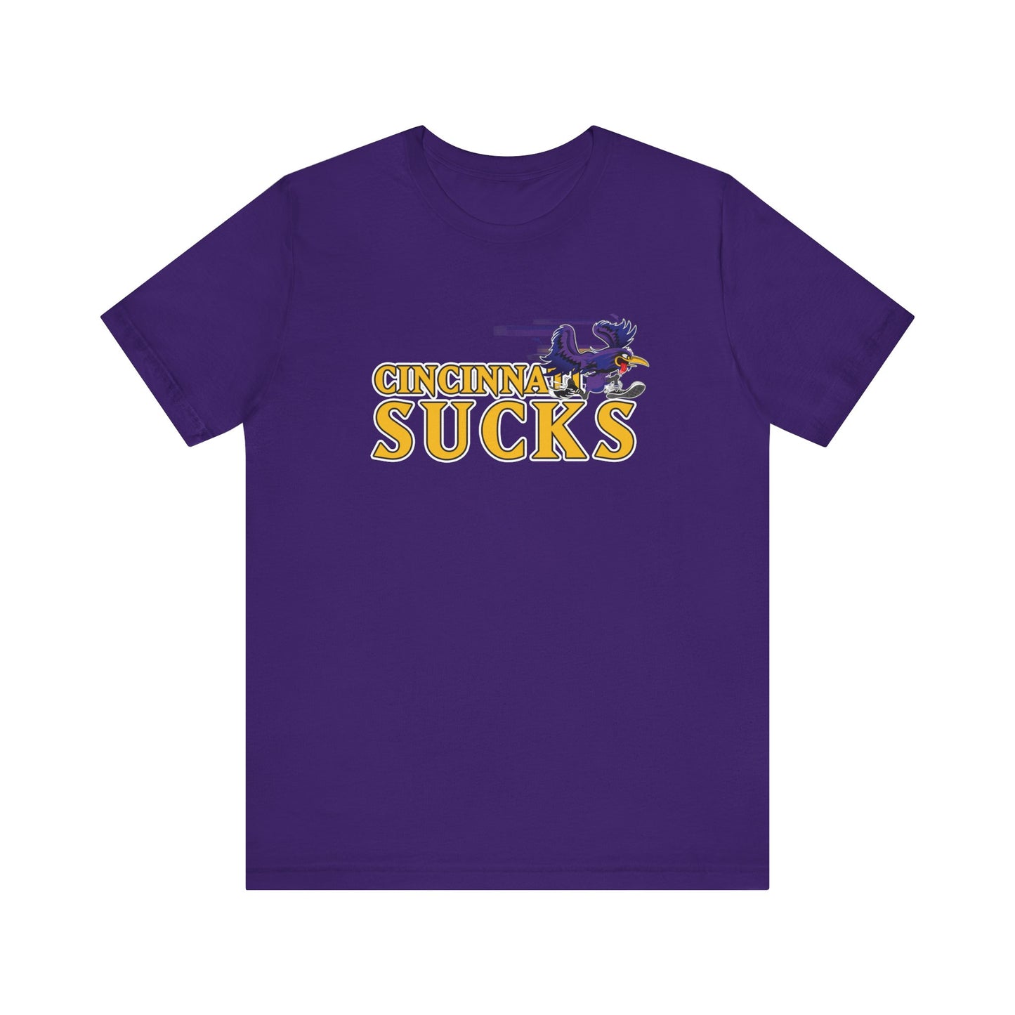 Cincinnati Sucks (for Baltimore fans) - Unisex Jersey Short Sleeve Tee