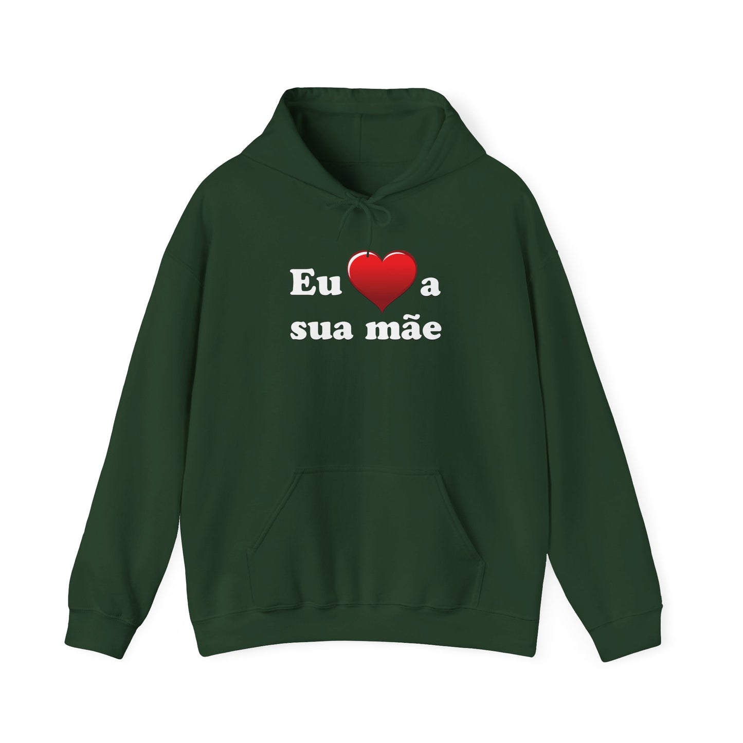 Eu ♥ a sua mãe - Unisex Heavy Blend™ Hooded Sweatshirt