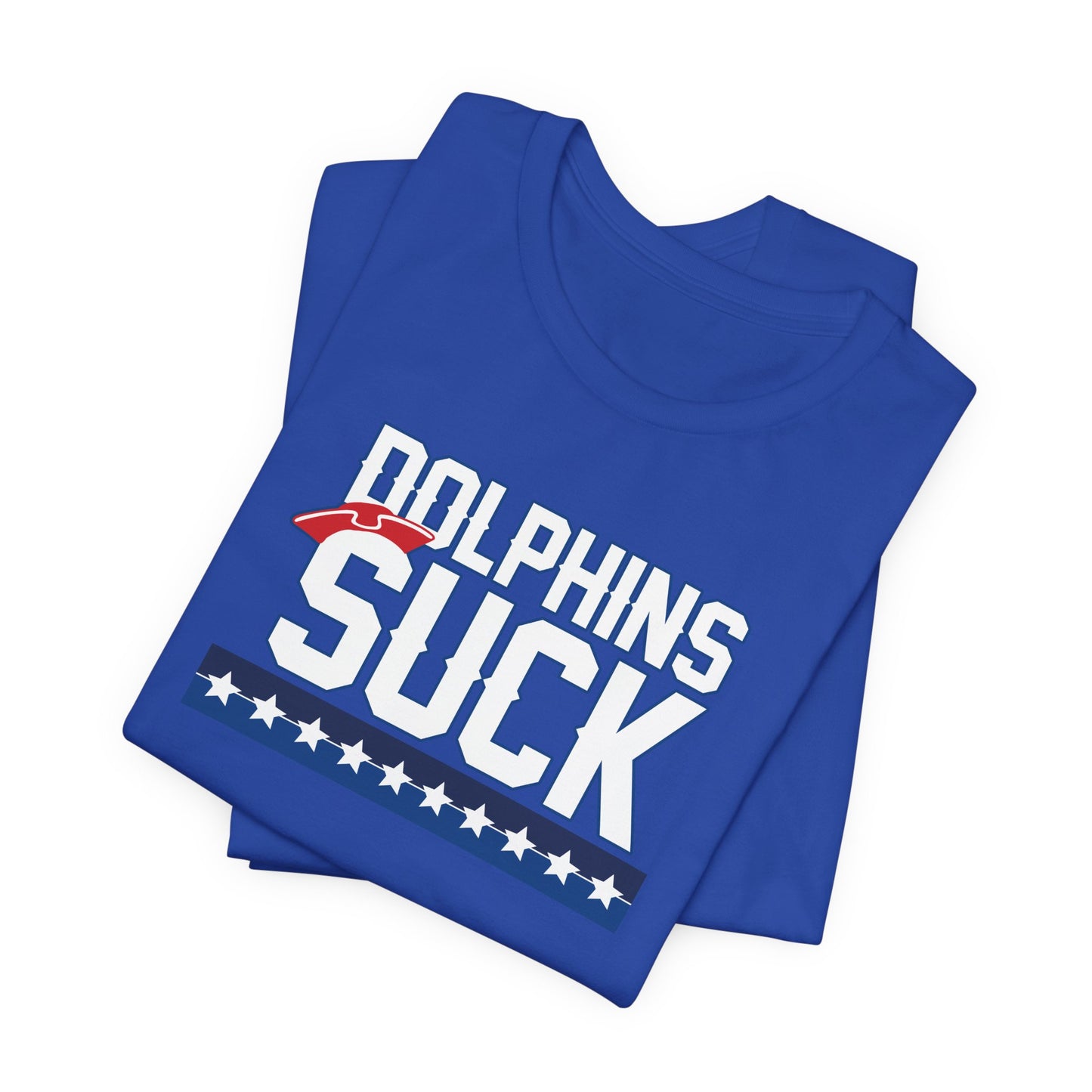 Shiny Mammal Fish Suck (for New England fans) - Unisex Jersey Short Sleeve Tee