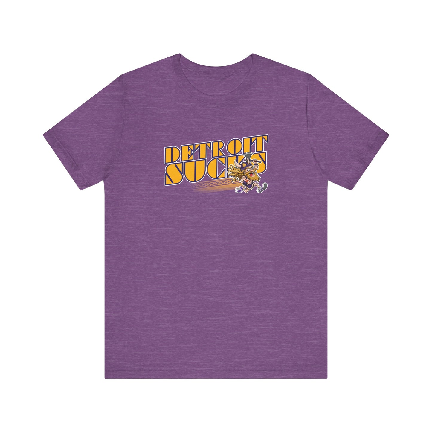Detroit Sucks (for Minnesota fans) - Unisex Jersey Short Sleeve Tee
