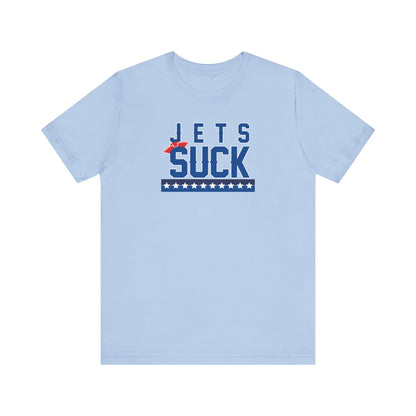 I hate jets (for New England fans) - Unisex Jersey Short Sleeve Tee