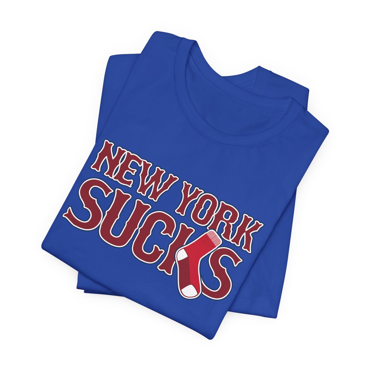 New York Sucks (for Boston fans) - Unisex Jersey Short Sleeve Tee