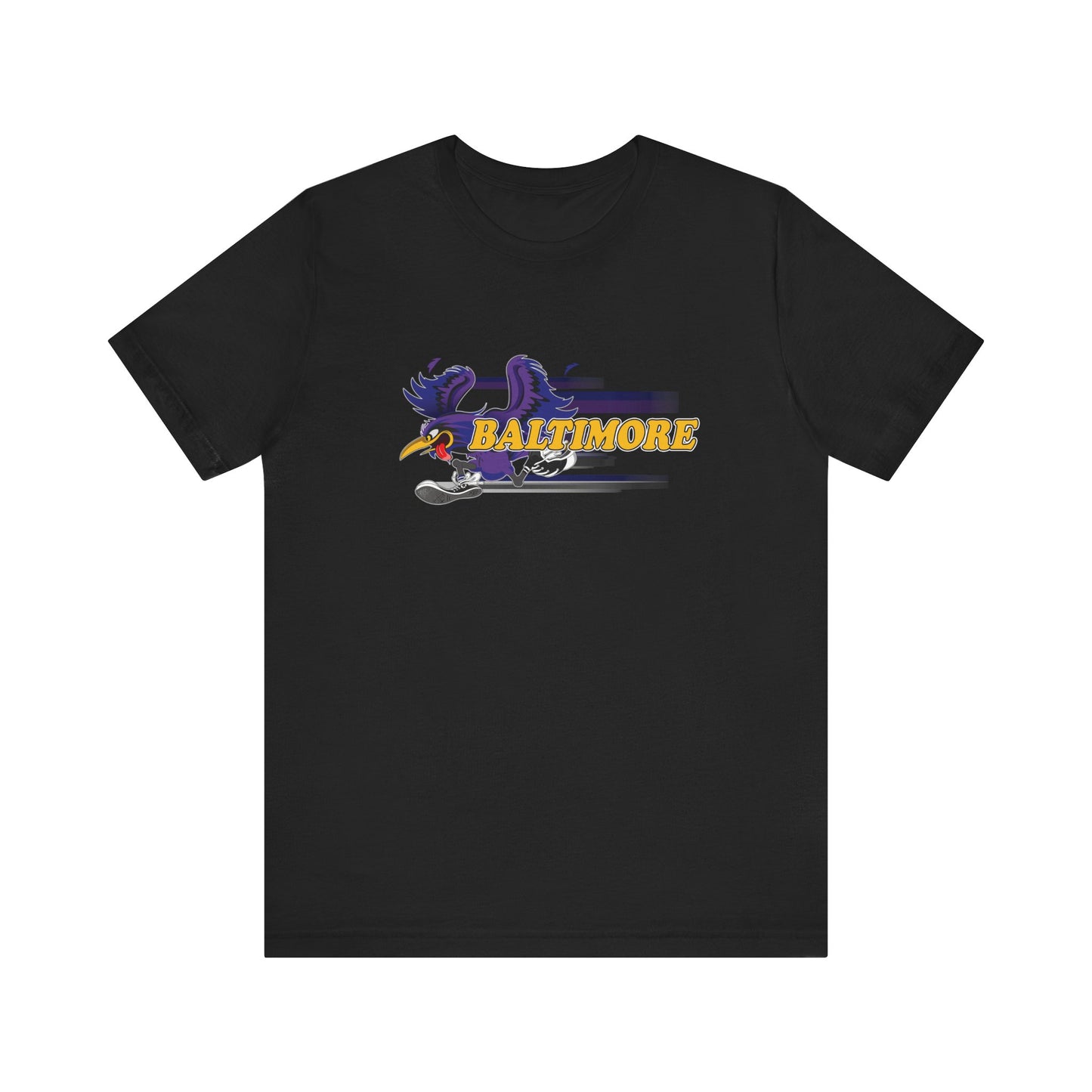 Gas Pump Raven (for Baltimore fans) - Unisex Jersey Short Sleeve Tee