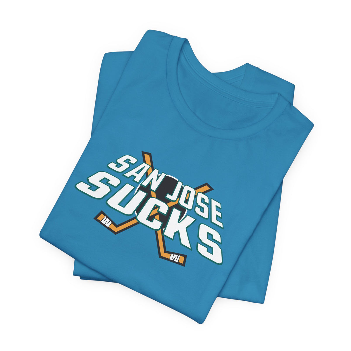 San Jose Sucks (Anaheim fans) - Unisex Jersey Short Sleeve Tee