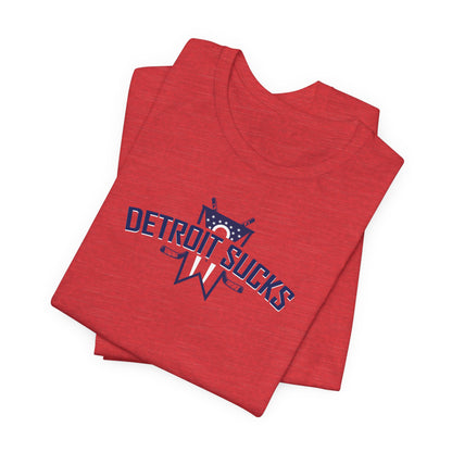 Detroit Sucks (for Columbus fans) - Unisex Jersey Short Sleeve Tee