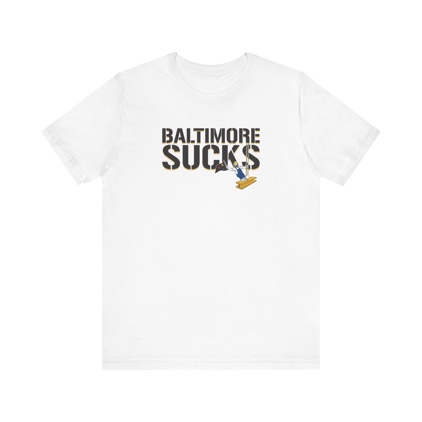 Blackbirds of Maryland (for Pittsburgh fans) - Unisex Jersey Short Sleeve Tee