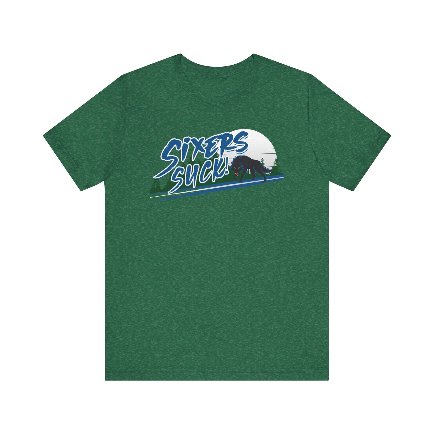 6ers Suck (for Minnesota fans) - Unisex Jersey Short Sleeve Tee