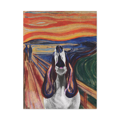 The Howl (The Scream, Basset Hound Parody) - Perfect for Animal Lovers