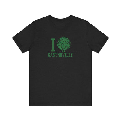 I Heartichoke Castroville (front & back version) - Unisex Jersey Short Sleeve Tee