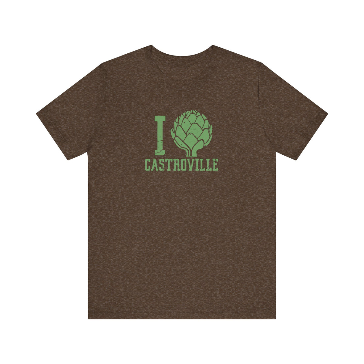 I Heartichoke Castroville (front & back version) - Unisex Jersey Short Sleeve Tee