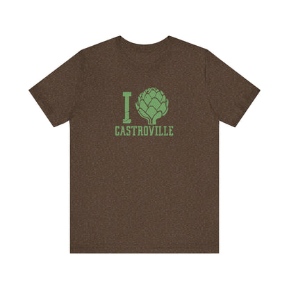 I Heartichoke Castroville (front & back version) - Unisex Jersey Short Sleeve Tee
